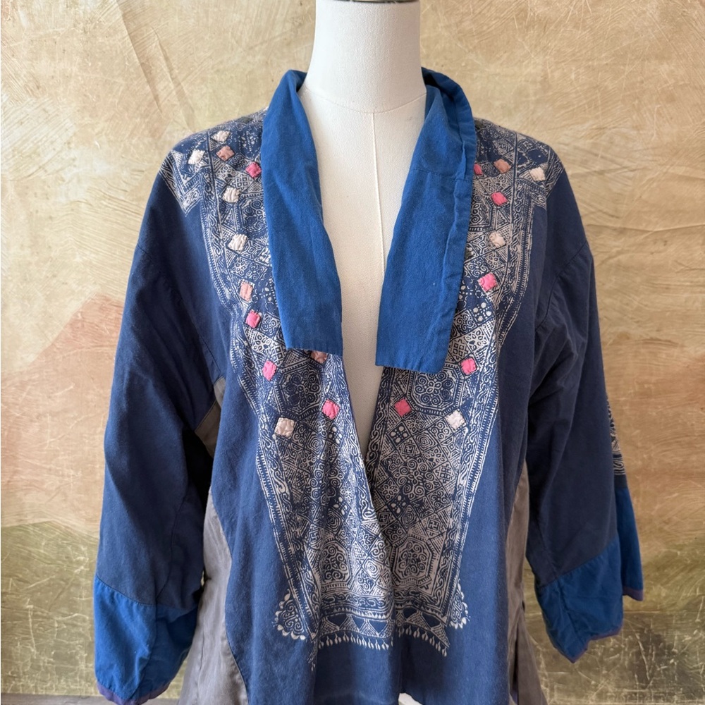 Magnolia Pearl Blue and Pink Jacket